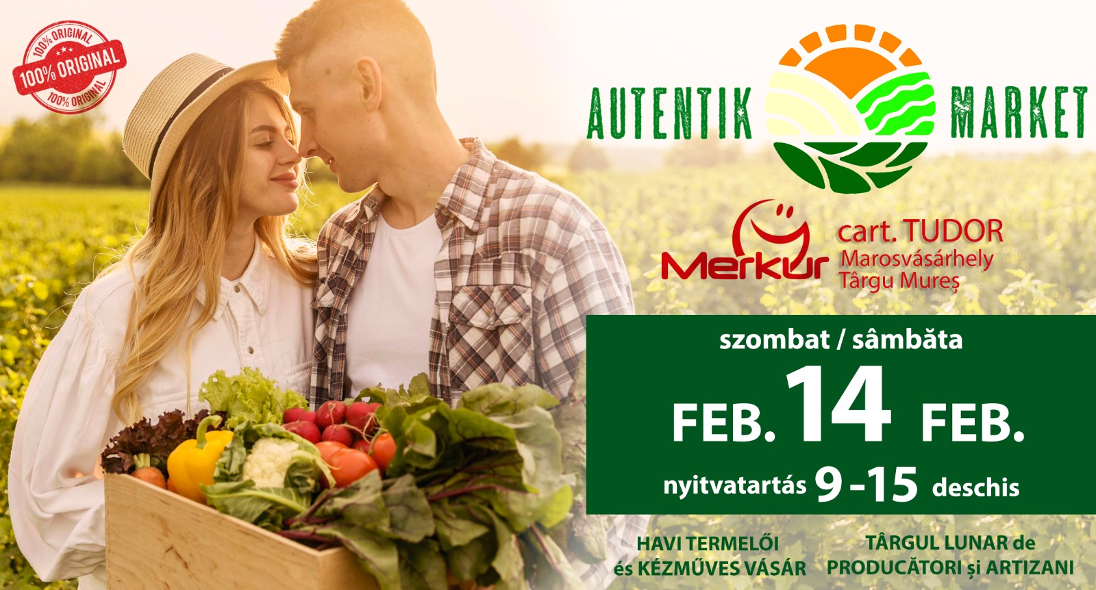 Autentik Market – Ediția de Valentine’s Day la Târgu Mureș